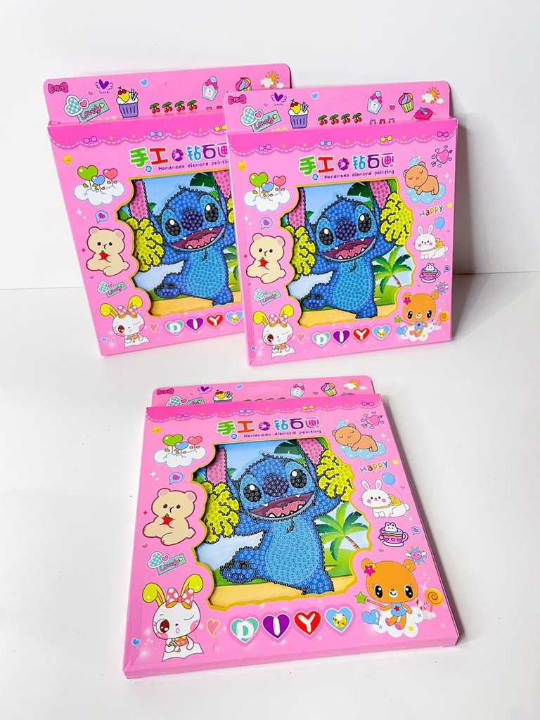 Cuadro strass stitch 17x17