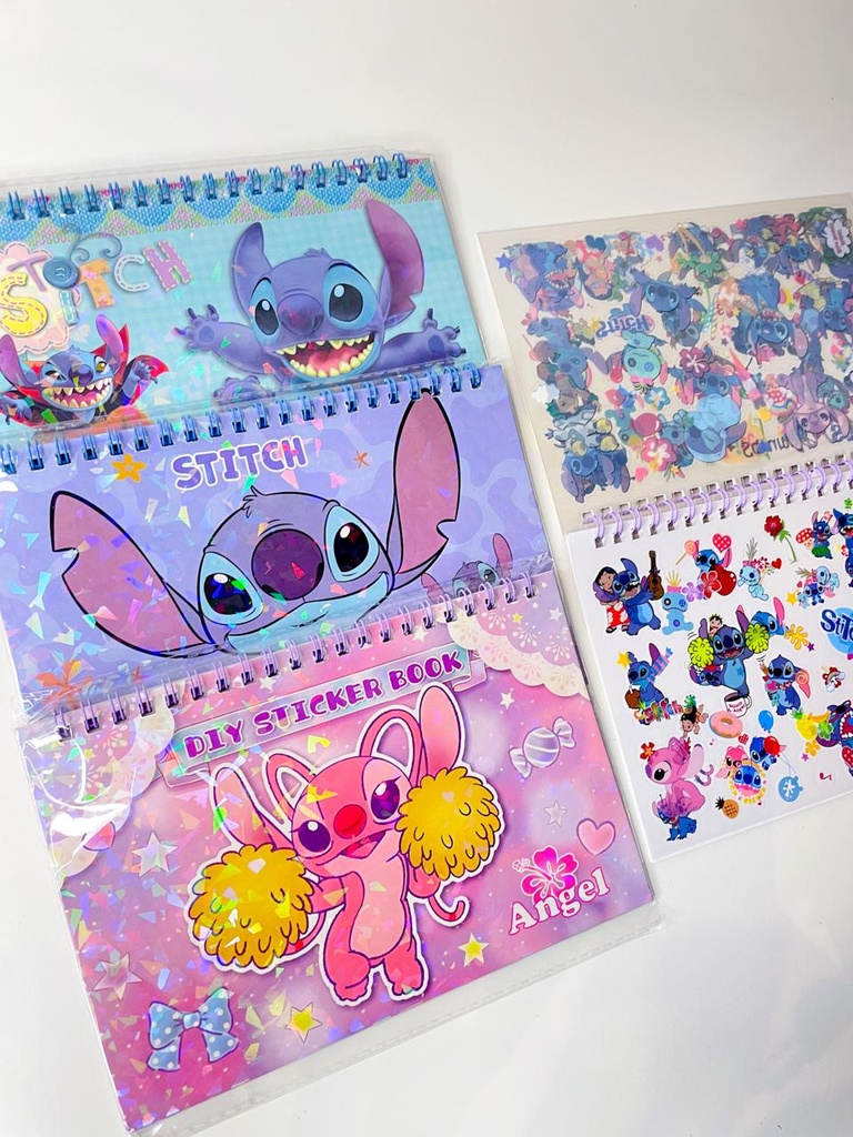 Cuaderno stitch stickers