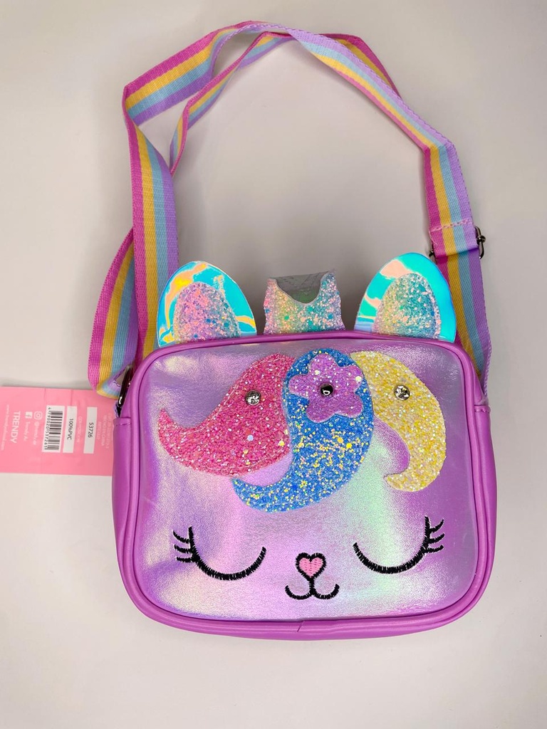 Cartera infantil unicornio trendy