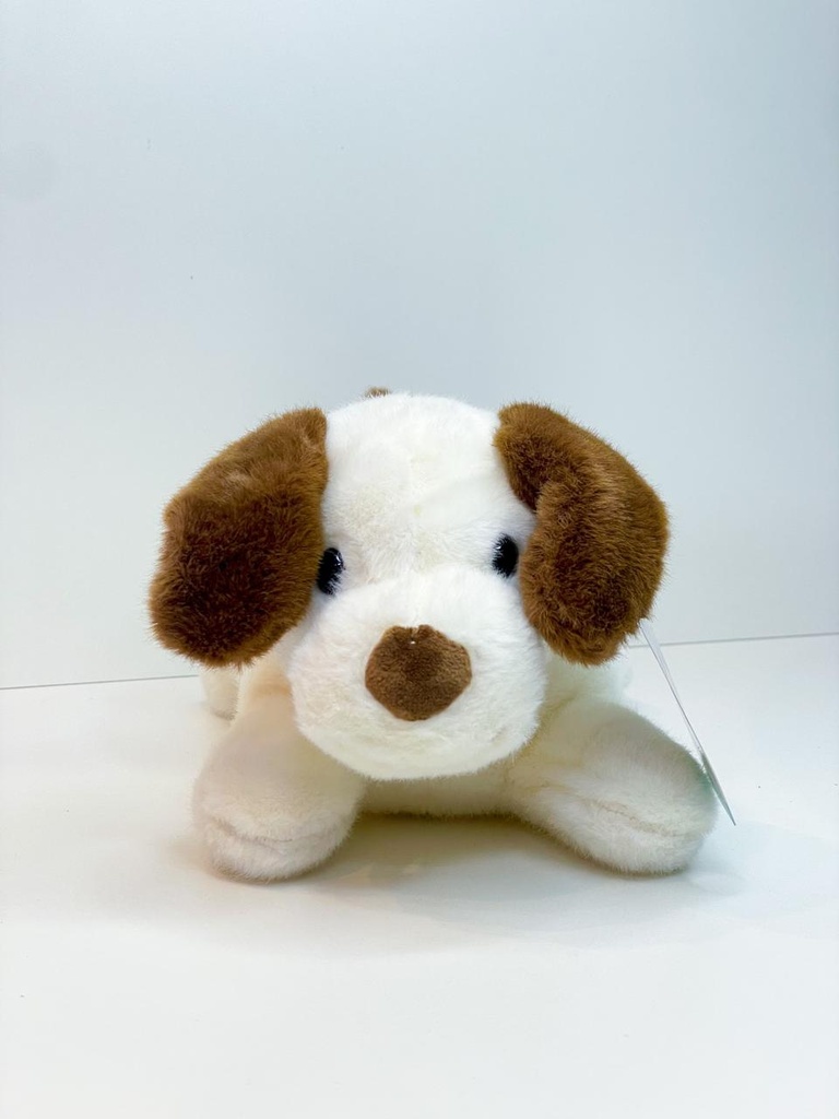 Peluche perro acostado 23cm