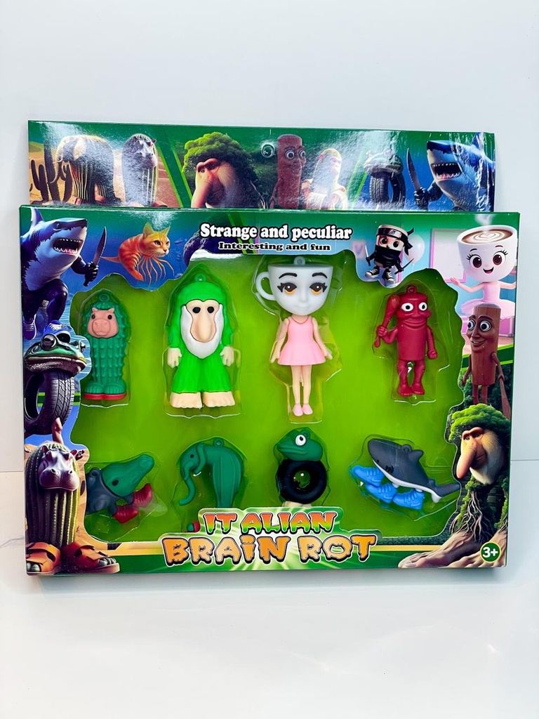 Muñecos brain rot x8