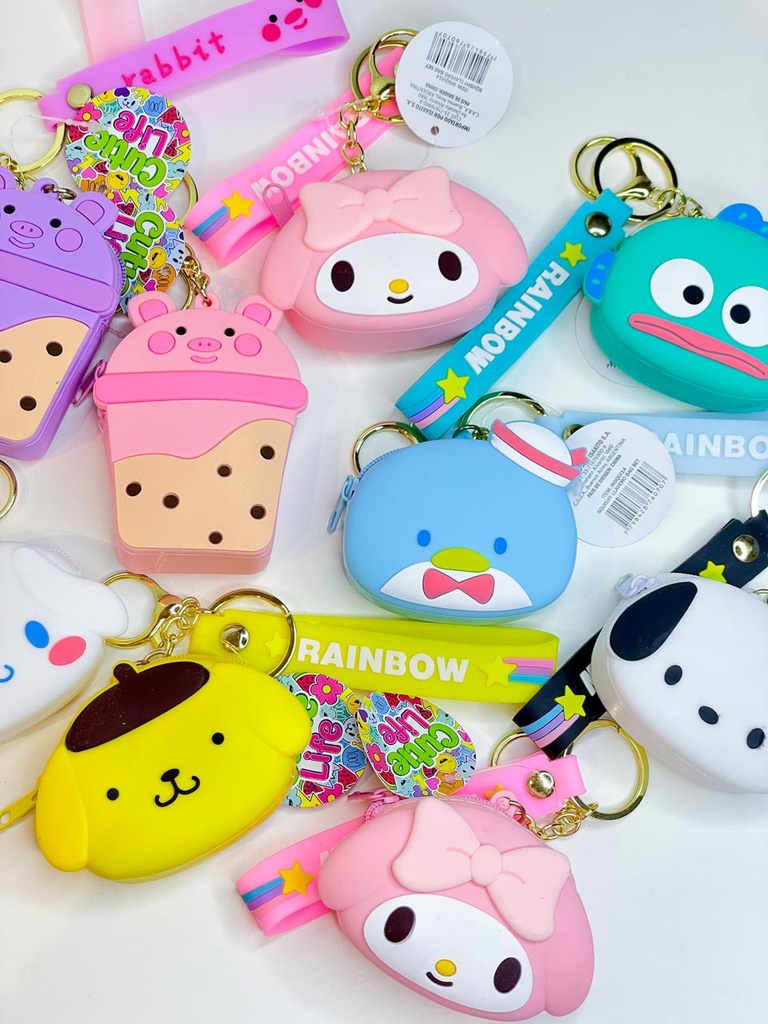 Llavero monedero personaje