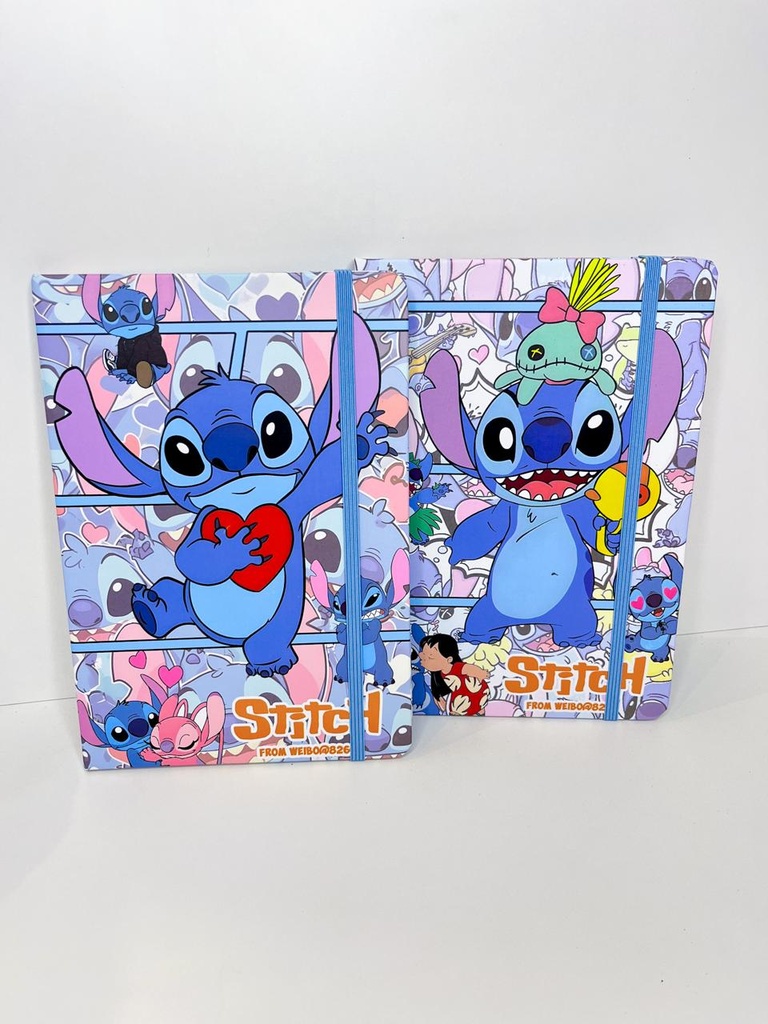 Cuaderno stitch con elastico