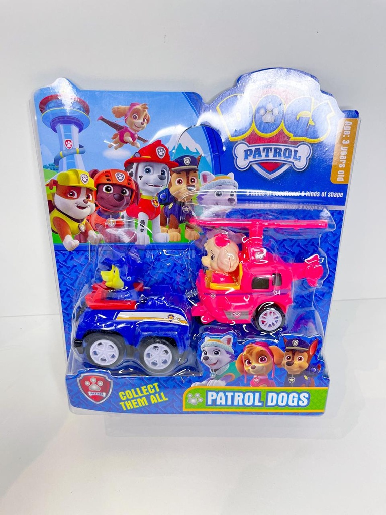 Paw patrol x2 figuras