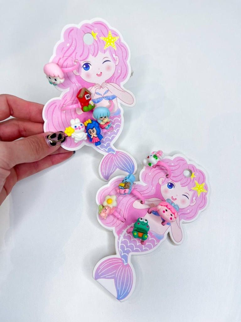 Anillos infantiles x5 unidades