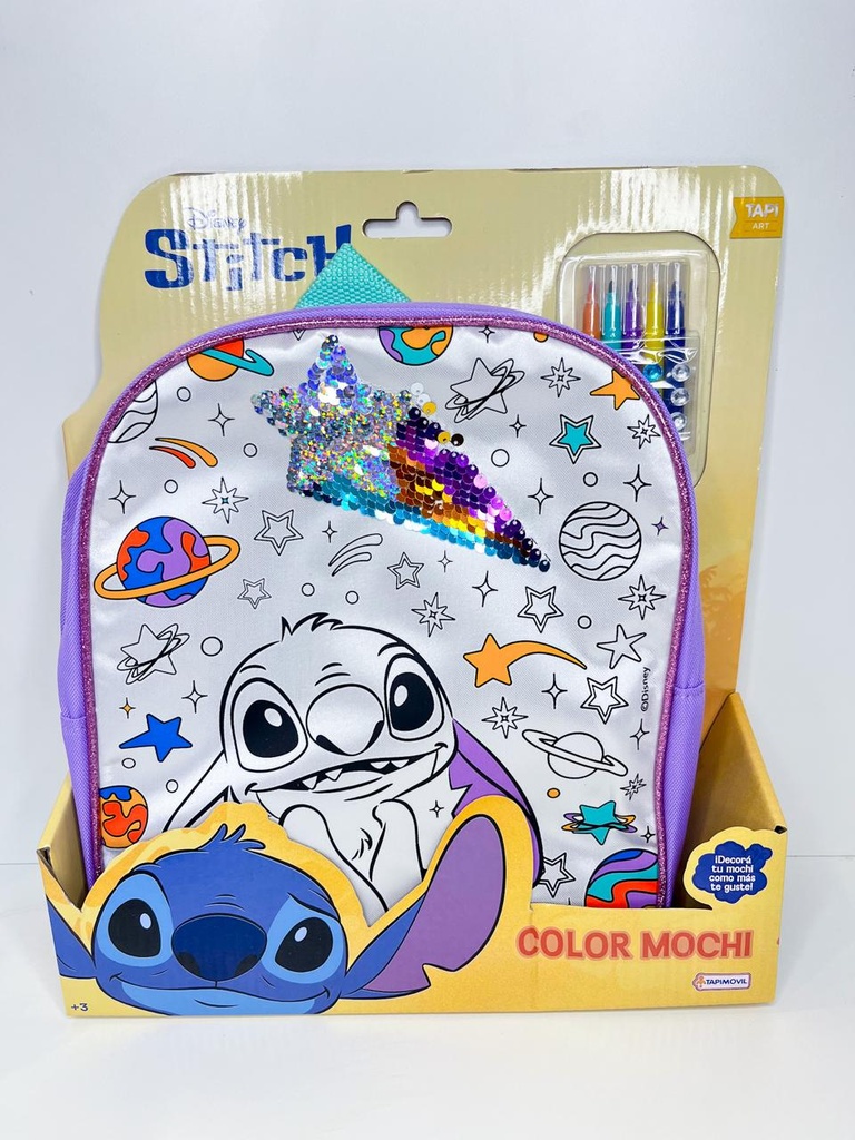 Mochila de stitch para pintarla 32x29