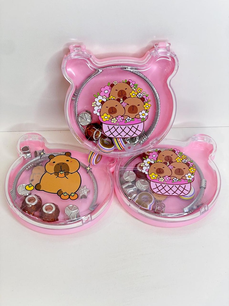 Kit de pulsera con dijes y estuche