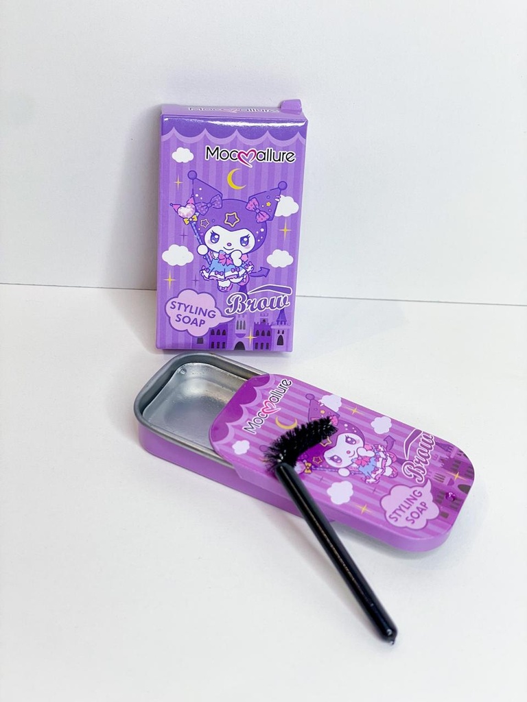 Cera para cejas con cepillo kuromi