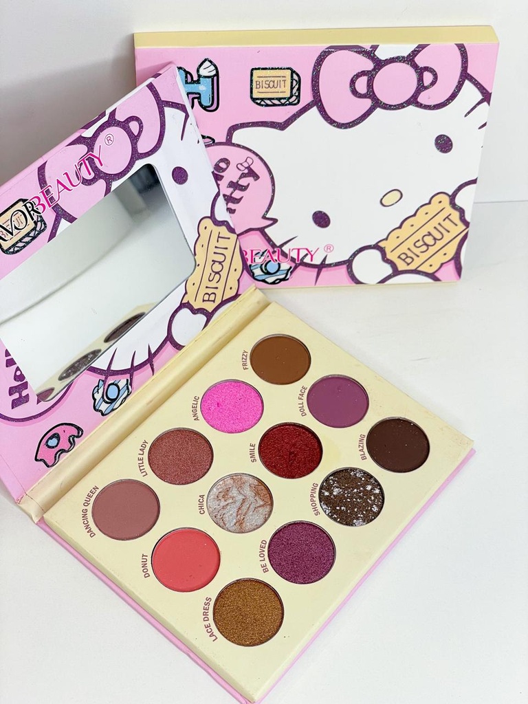 Paleta de sombras Hello Kitty x12