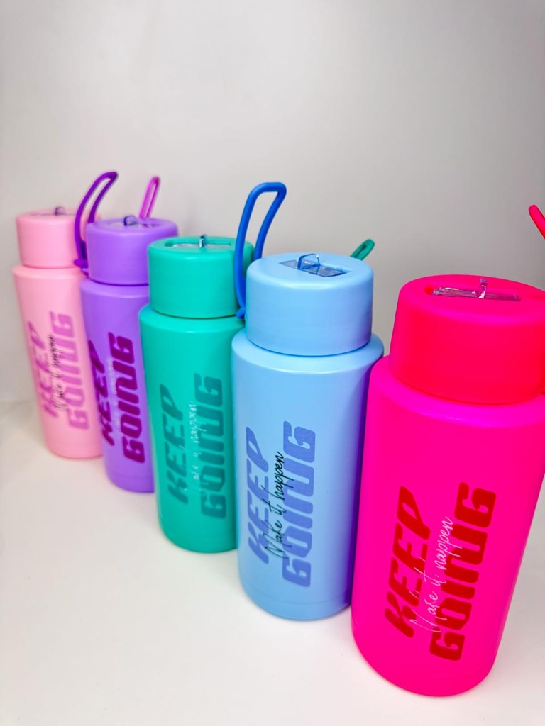 Botella térmica con bombilla skora 1L