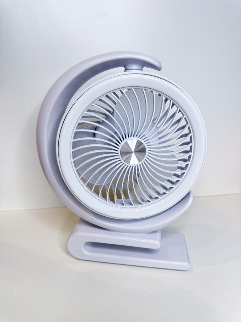 Ventilador de mesa con luz