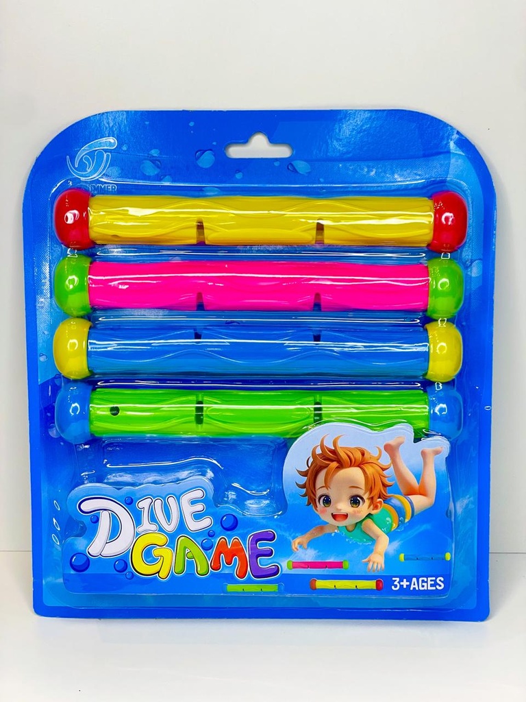 Juego de buceo tubos de colores para agua
