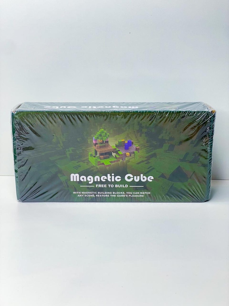 Cubos magnéticos para armar minecraft 64 pcs