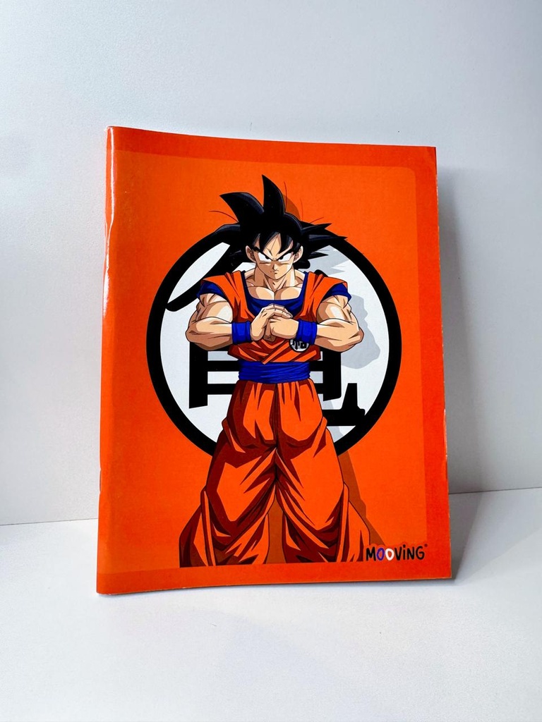 Cuaderno dragon ball tapa flexible 16x21