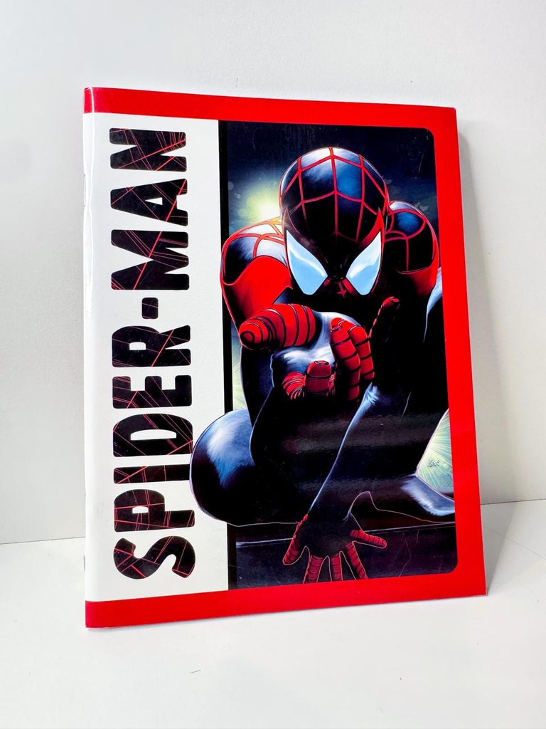 Cuaderno spiderman tapa flexible 16x21