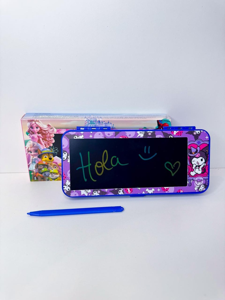 Cartuchera con pizarra magica kuromi