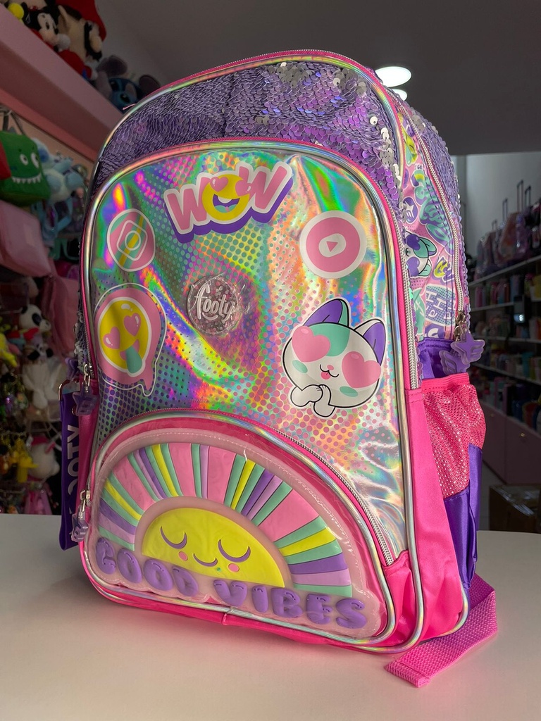 Mochila espalda footy 18'' sunshine