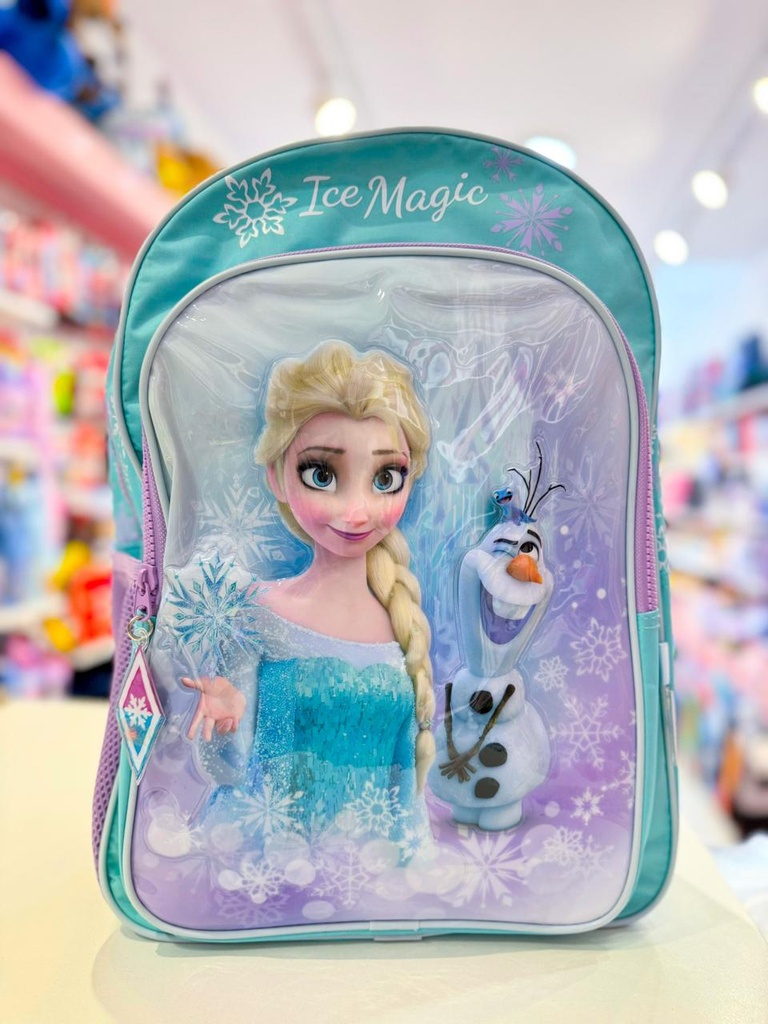 Mochila escolar espalda frozen 16''