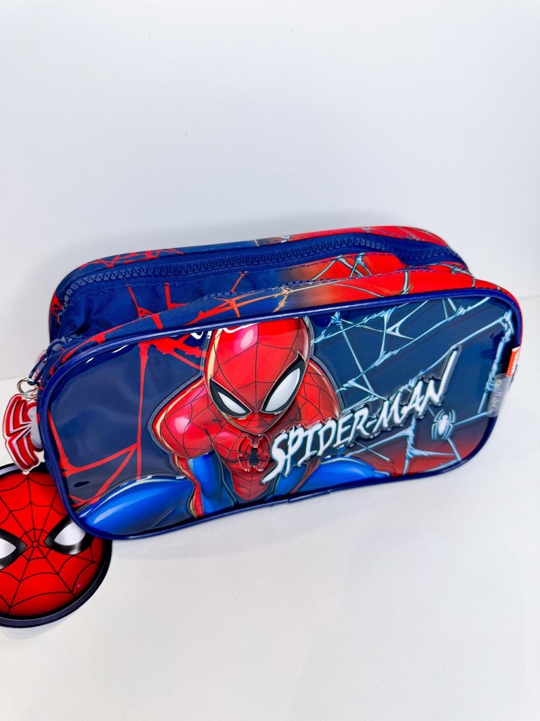 Cartuchera spiderman dos cierres