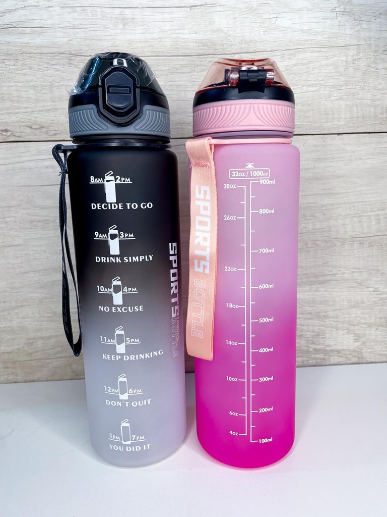 Botella motivacional 1L