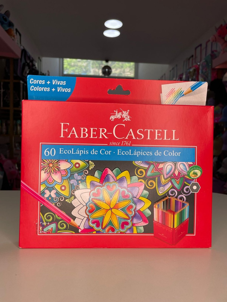 Lapices colores vivos x60 faber-castell