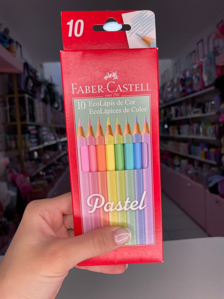 Lapices pastel x10 faber-castell