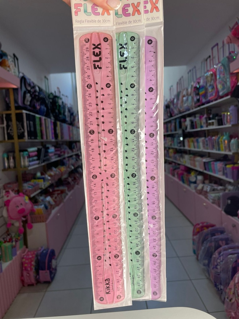 Regla 30cm flex