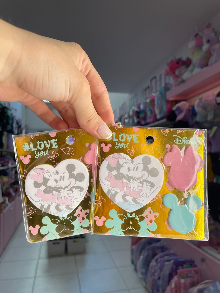 Post it mickey y minnie mooving