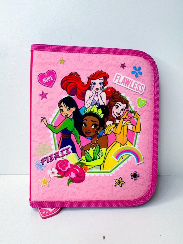 Cartuchera con diseño de princesas 1 piso
