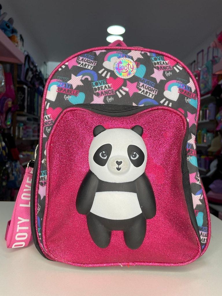 Mochila panda 12" footy