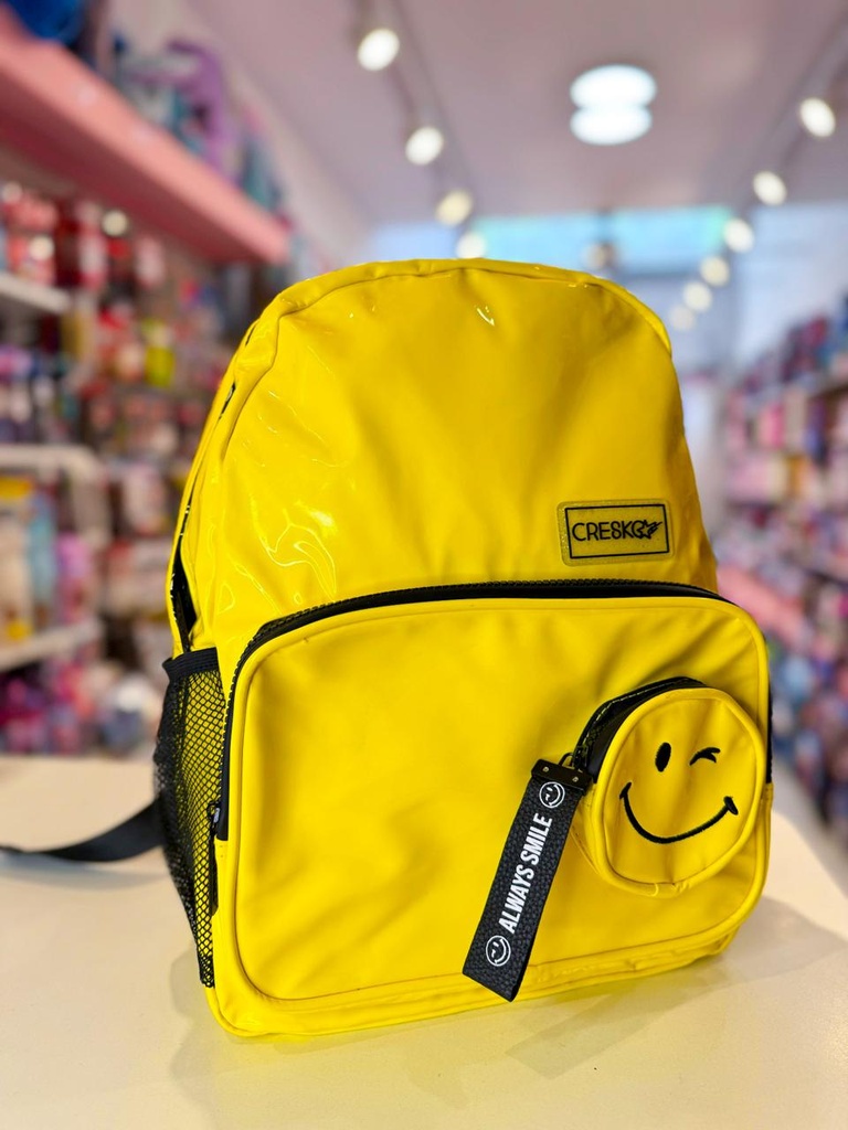 Mochila smile 16" cresko