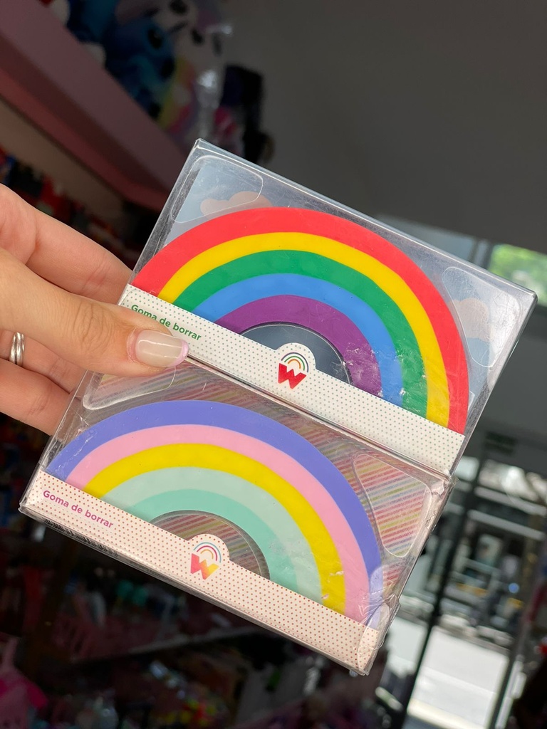 Goma arcoiris wero