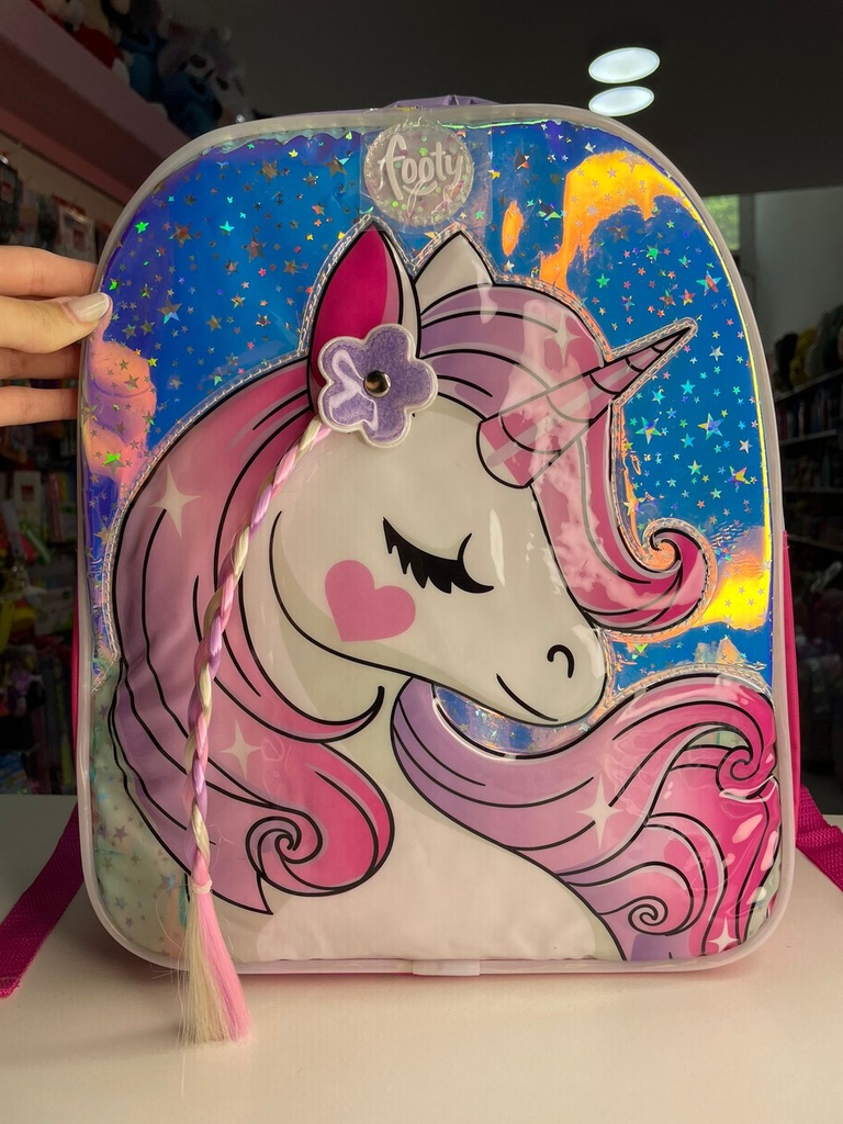 Mochila unicornio footy 16"