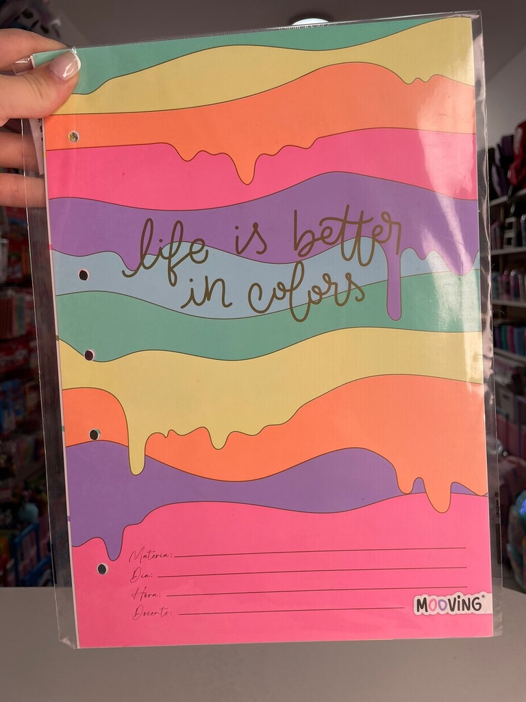 Separador colors A4 mooving