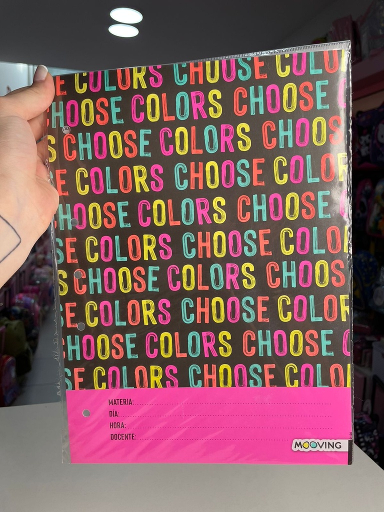 Separador colors A4 mooving