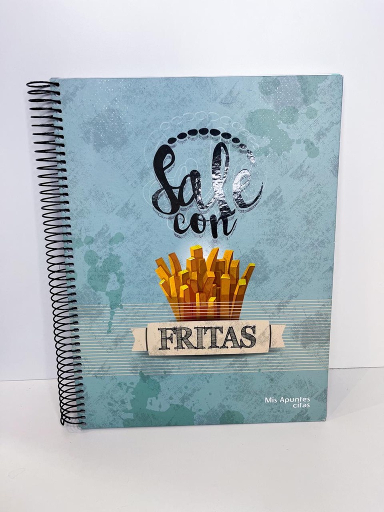 Cuaderno espiral tapa rigida mis apuntes A4