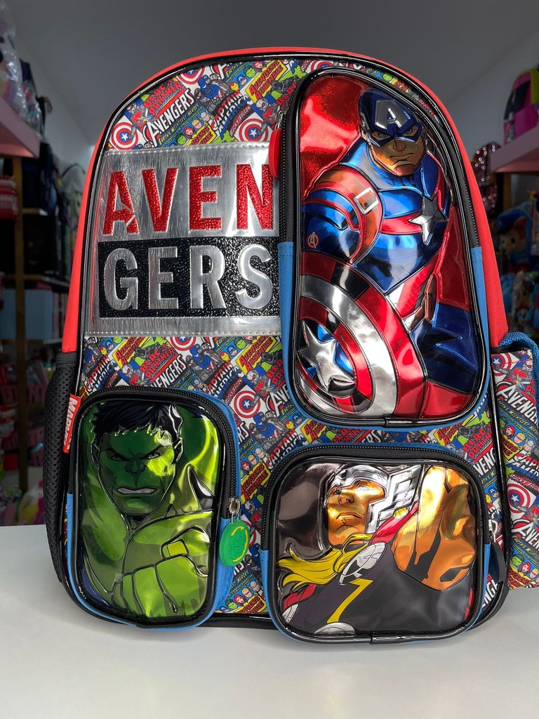Mochila espalda avengers 16"