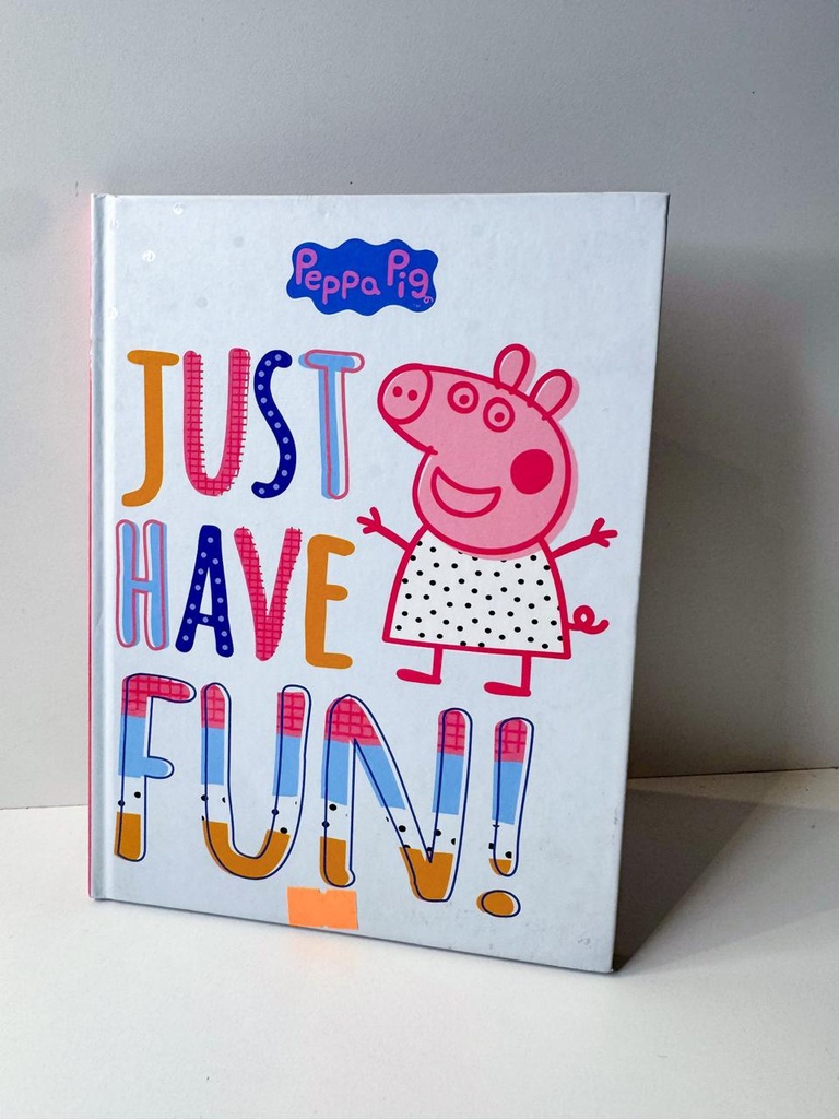 Cuaderno tapa dura peppa pig 16x21