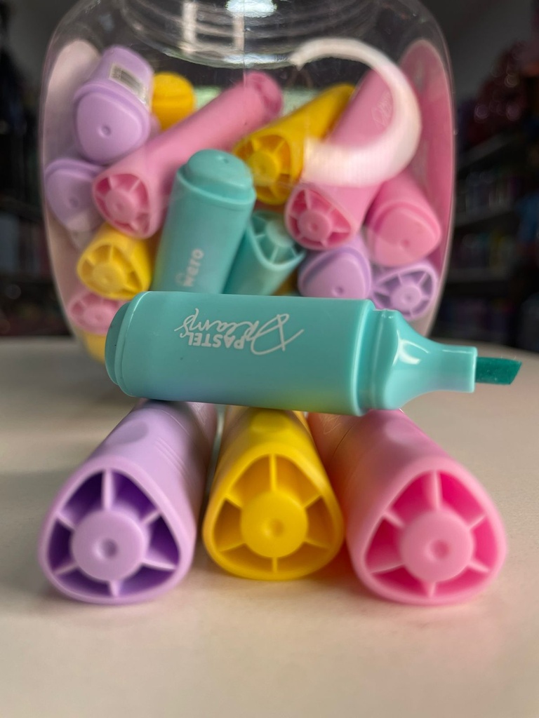 Resaltador mini pastel