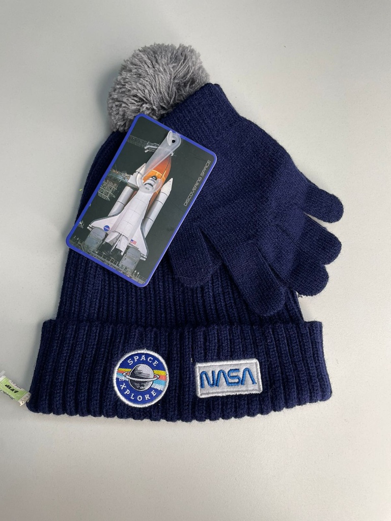 Gorro + guante nasa