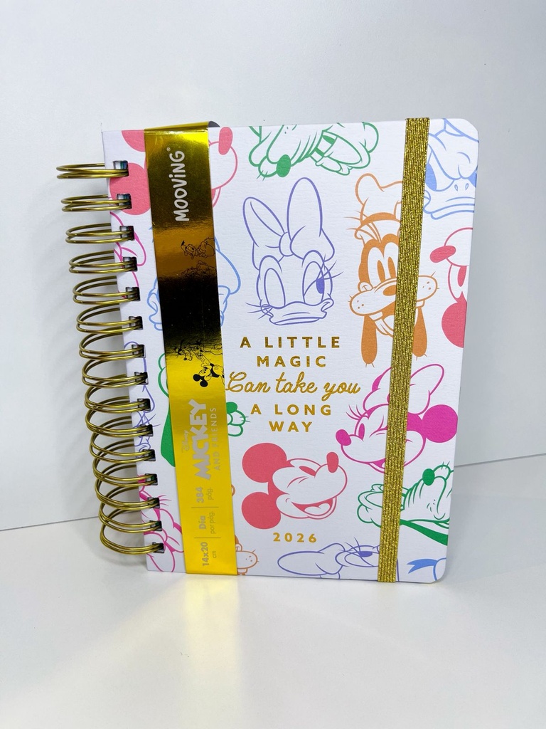 Agenda mooving 2026 mickey mouse y amigos