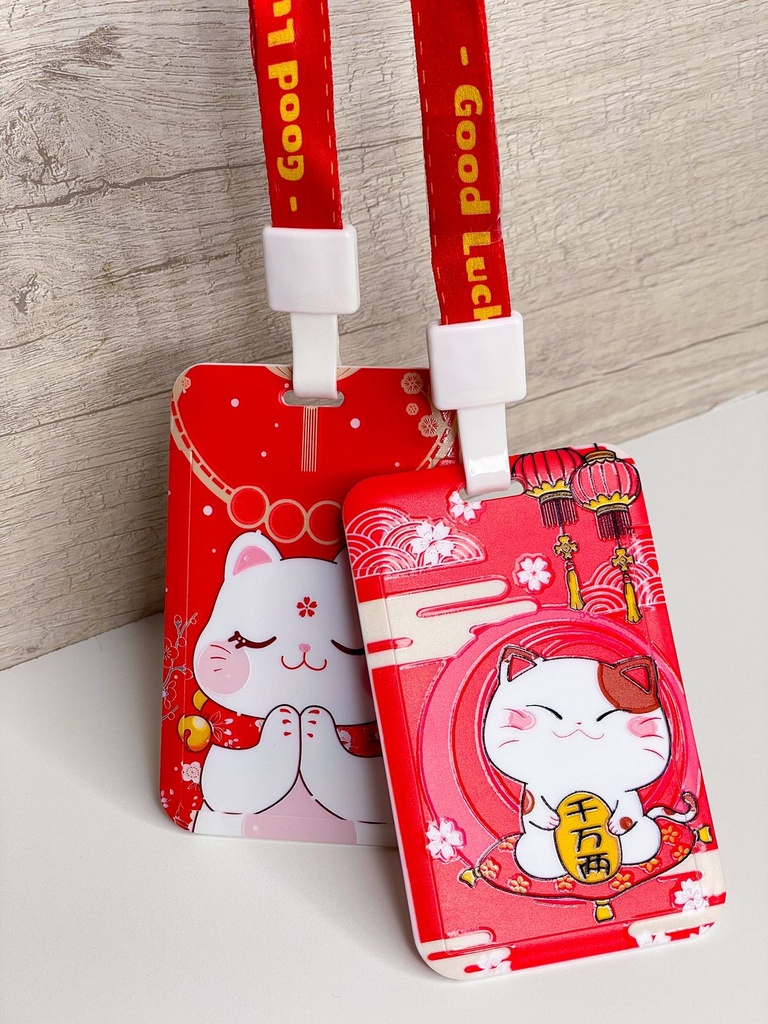 Porta sube gato de la suerte c/correa