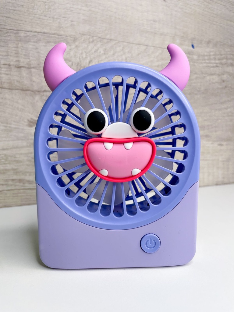 Ventilador portátil diseño monstruo