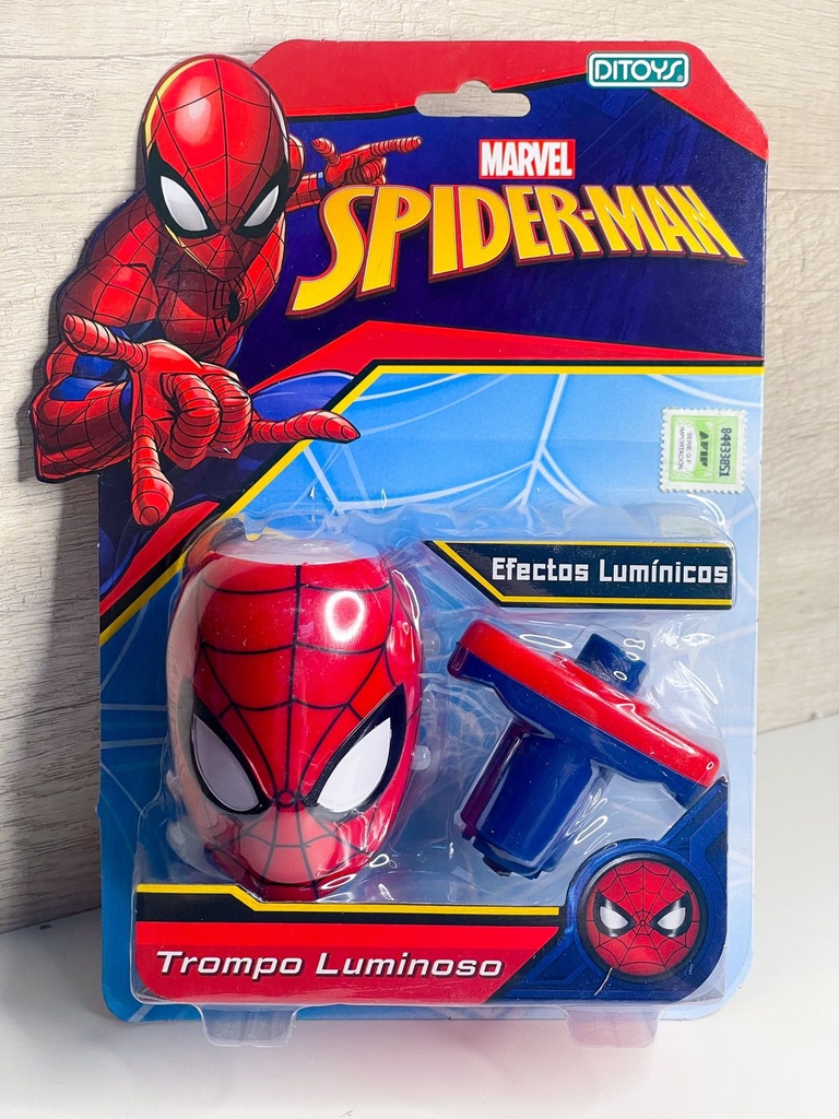 Trompo luminoso spiderman