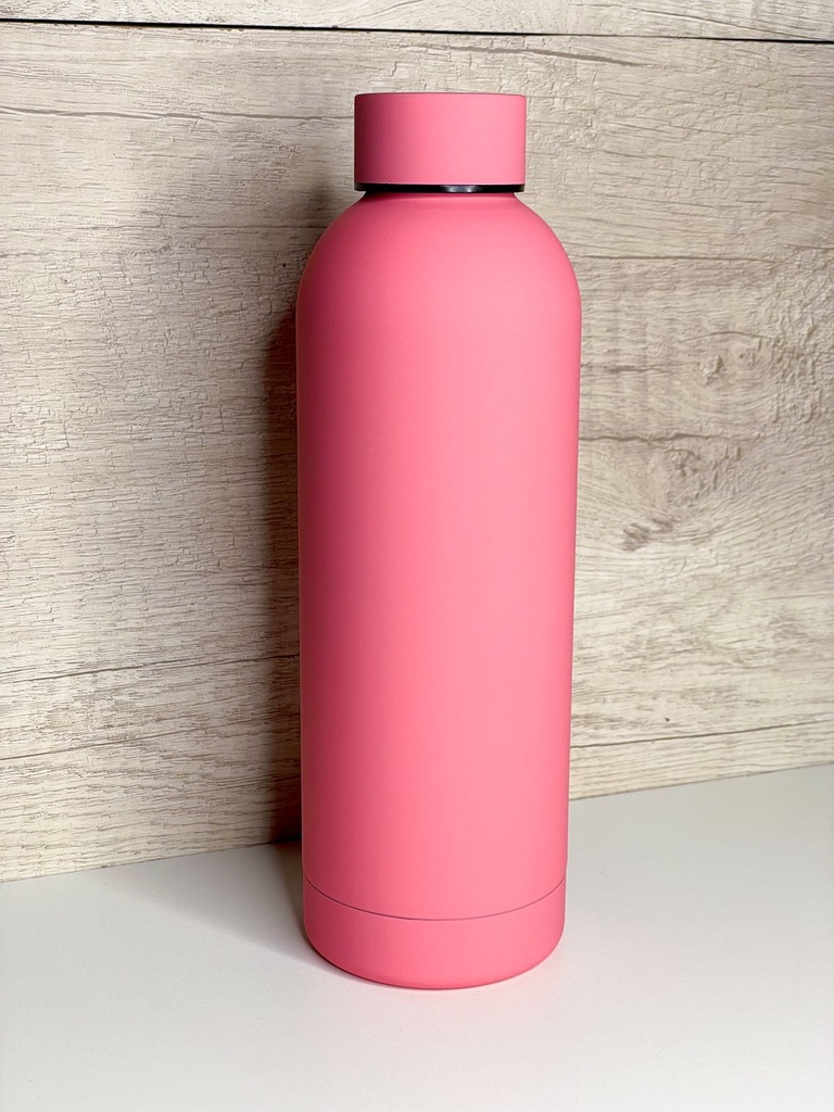 Botella termica lisa acero inoxidable 500ml