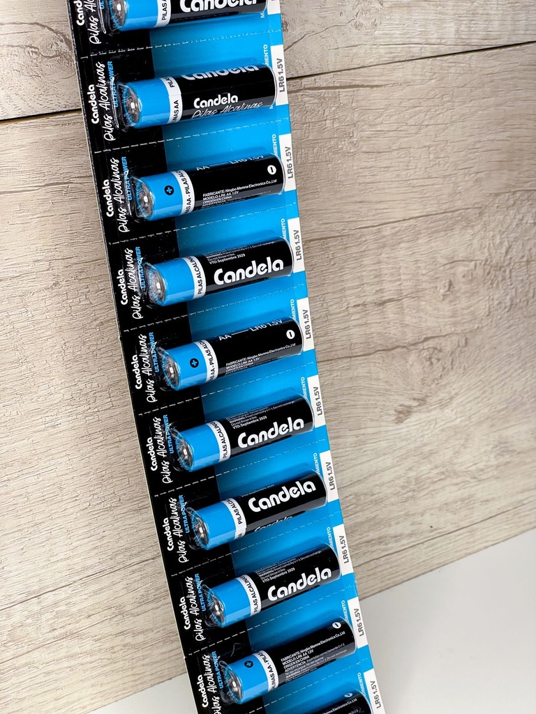 Pilas candela AA por unidad