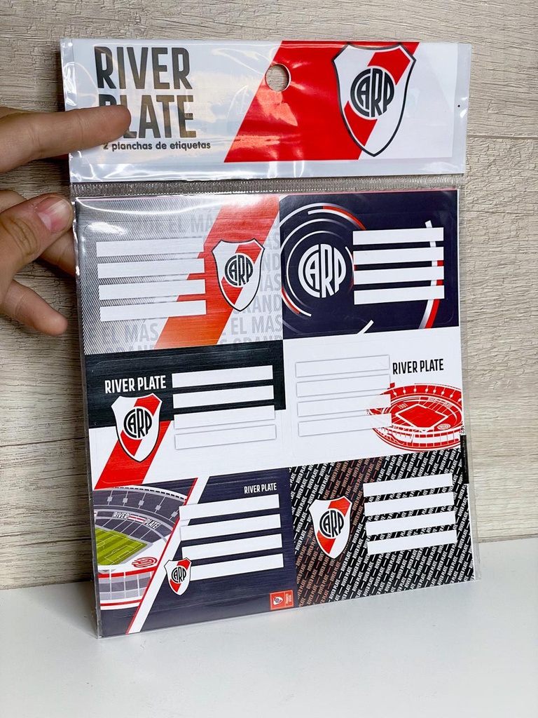 Etiquetas autoadhesivas x12 river