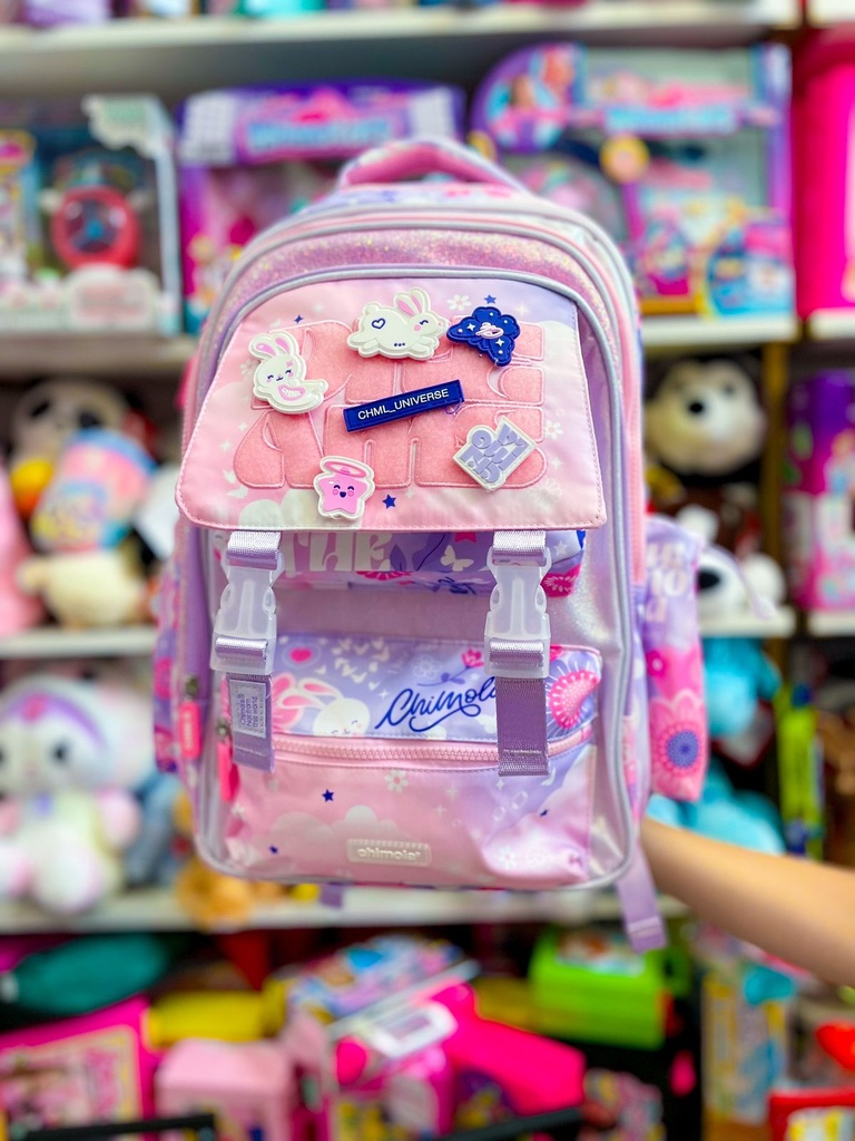 Mochila espalda chimola conejo 17"