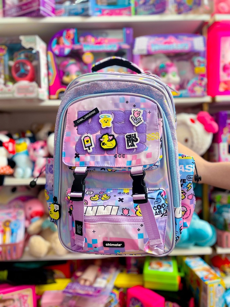 Mochila espalda chimola customizada