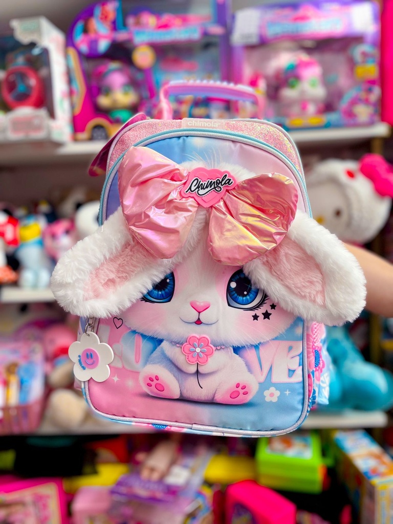 Mochila espalda chimola conejo 14"